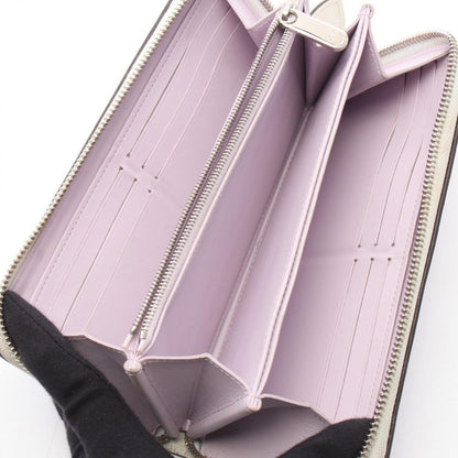 Louis Vuitton Round Wallet Zippy Blanc Leather — view 3