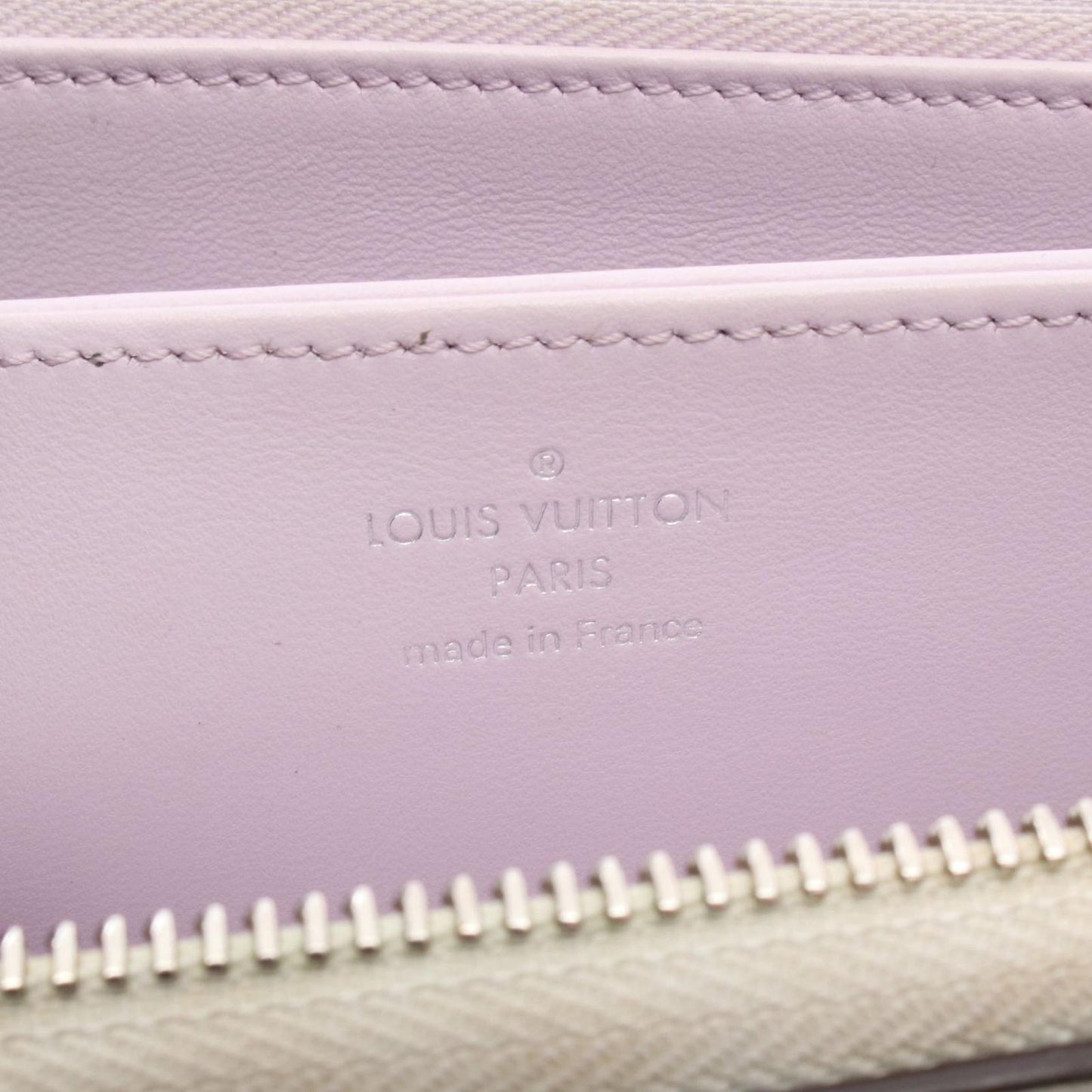 Louis Vuitton Round Wallet Zippy Blanc Leather — view 5