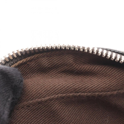 Loewe Shoulder Bag Repeat Anagram Dark Brown Canvas Leather — view 5