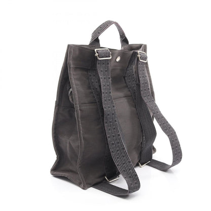 Hermes Backpack Her Line a Dos MM Dark Gray Canvas — view 2