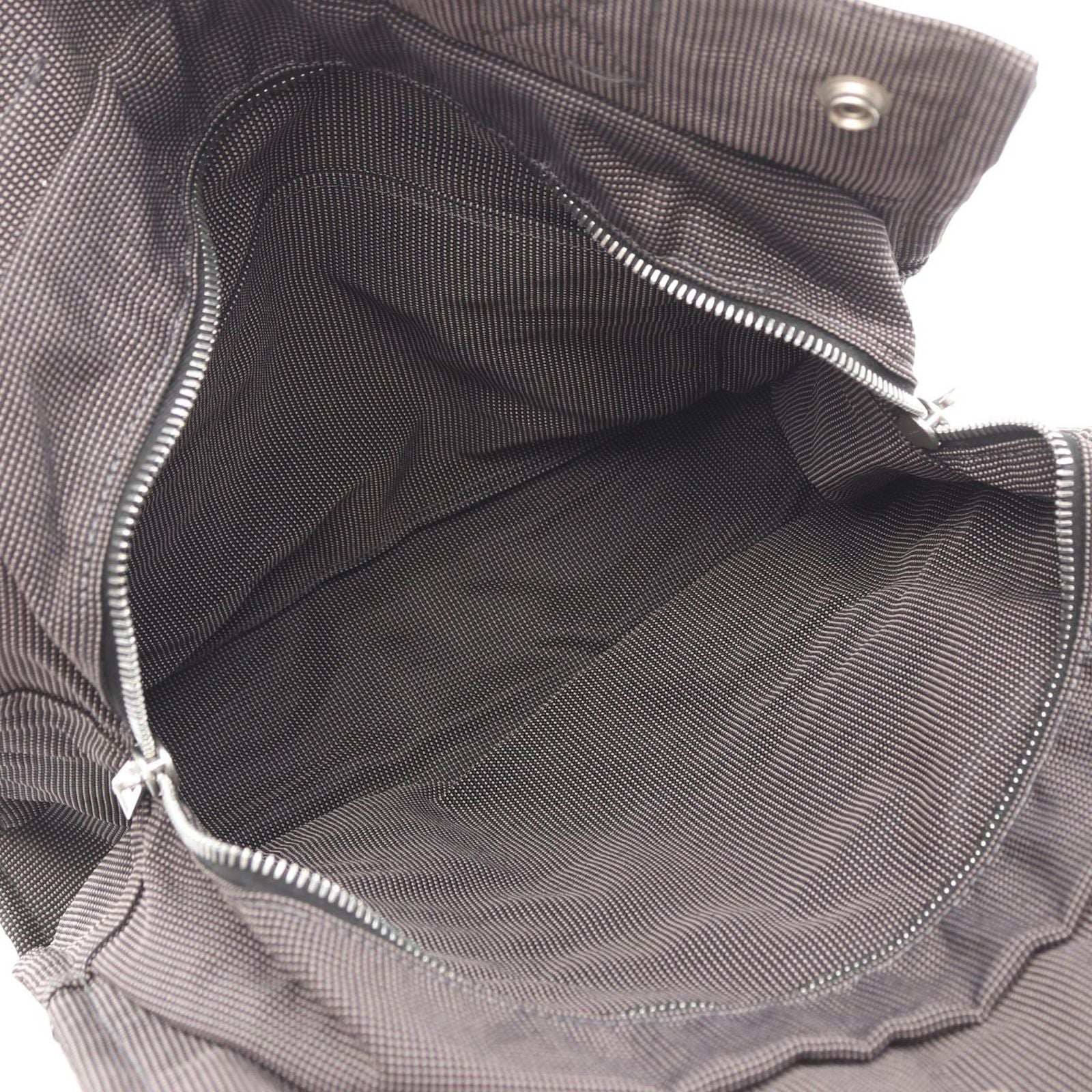Hermes Backpack Her Line a Dos MM Dark Gray Canvas — view 3