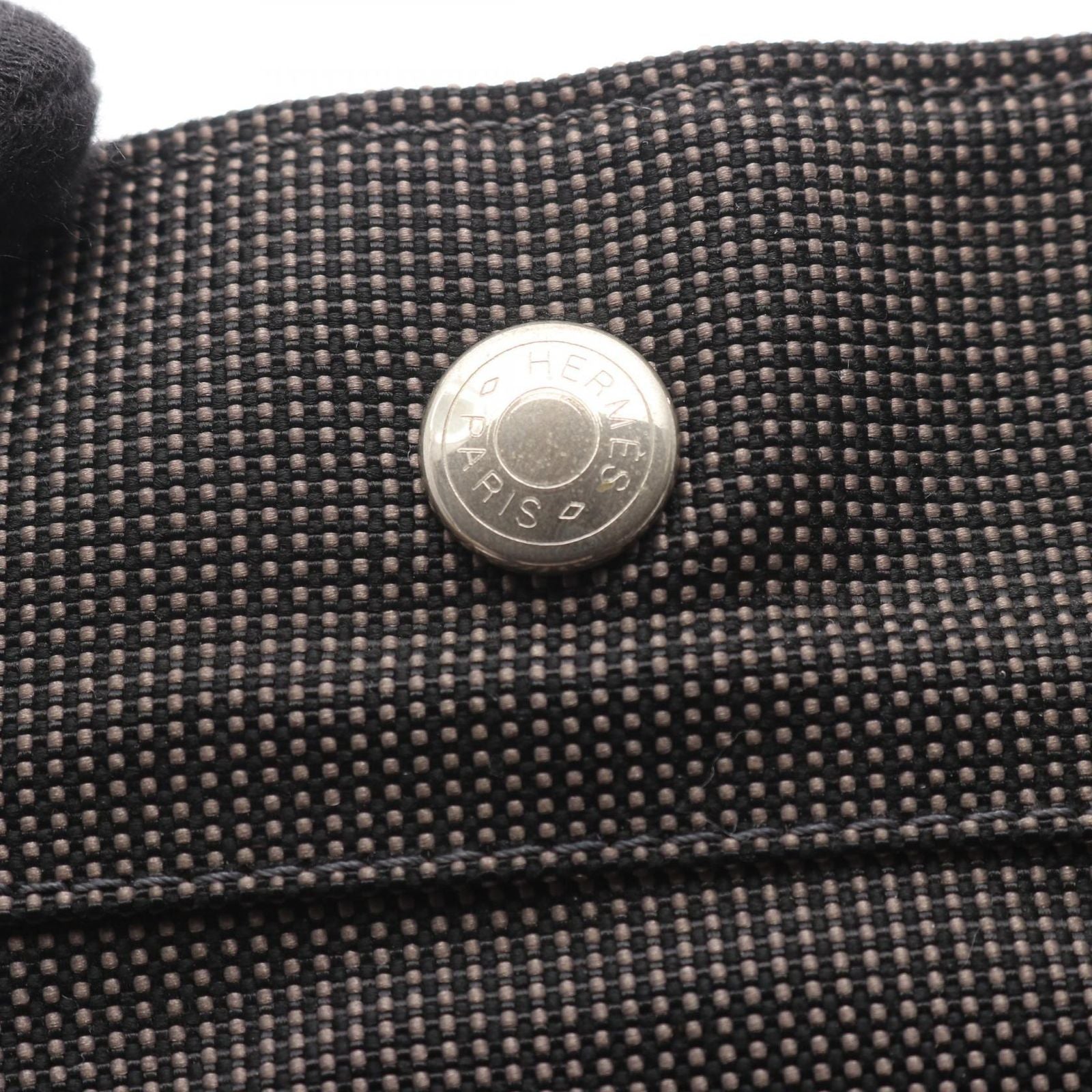 Hermes Backpack Her Line a Dos MM Dark Gray Canvas — view 7