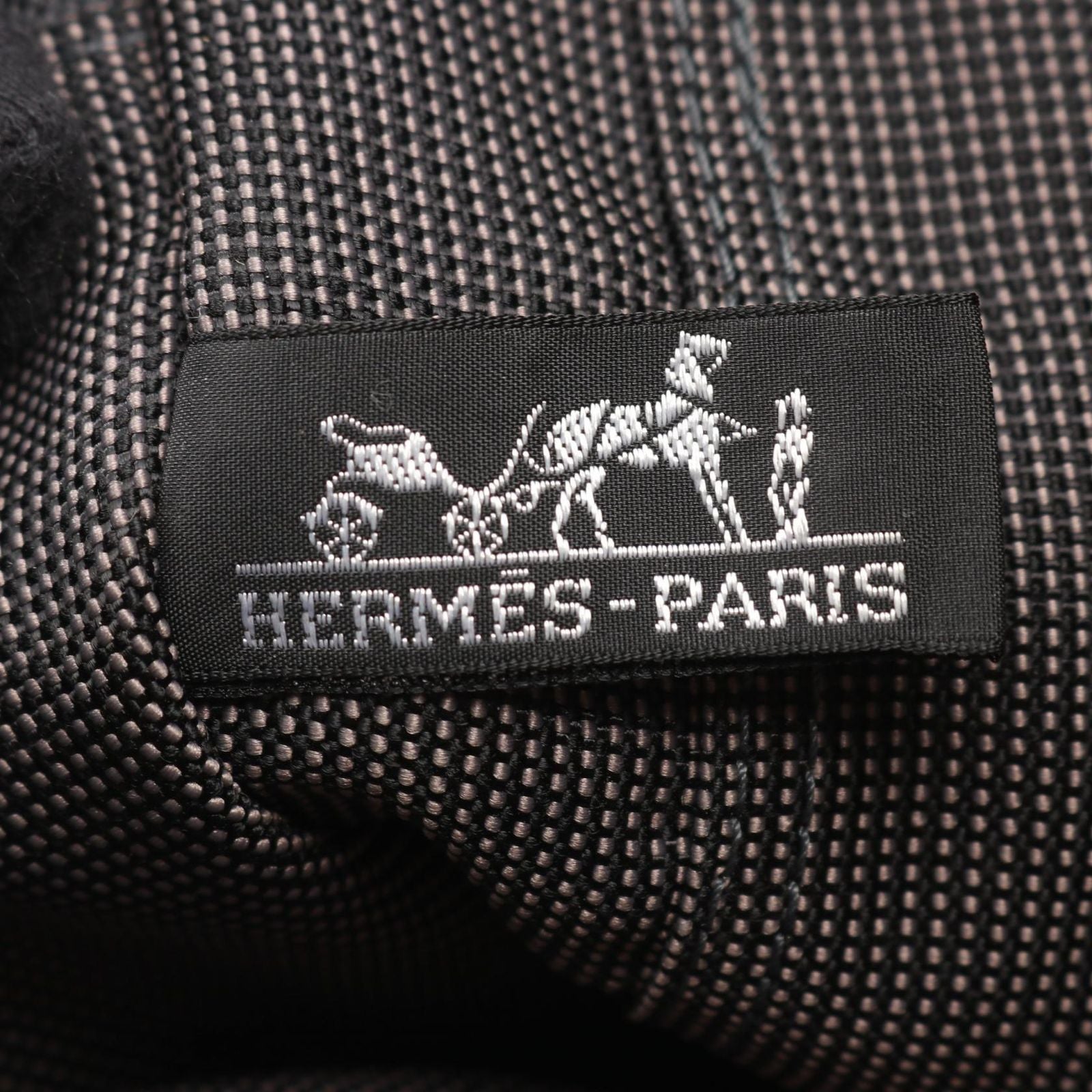 Hermes Backpack Her Line a Dos MM Dark Gray Canvas — view 4