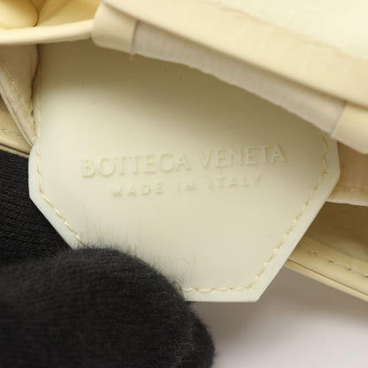 Bottega Veneta Shoulder Bag Maxi Intrecciato Cassette Light Yellow Leather — view 4