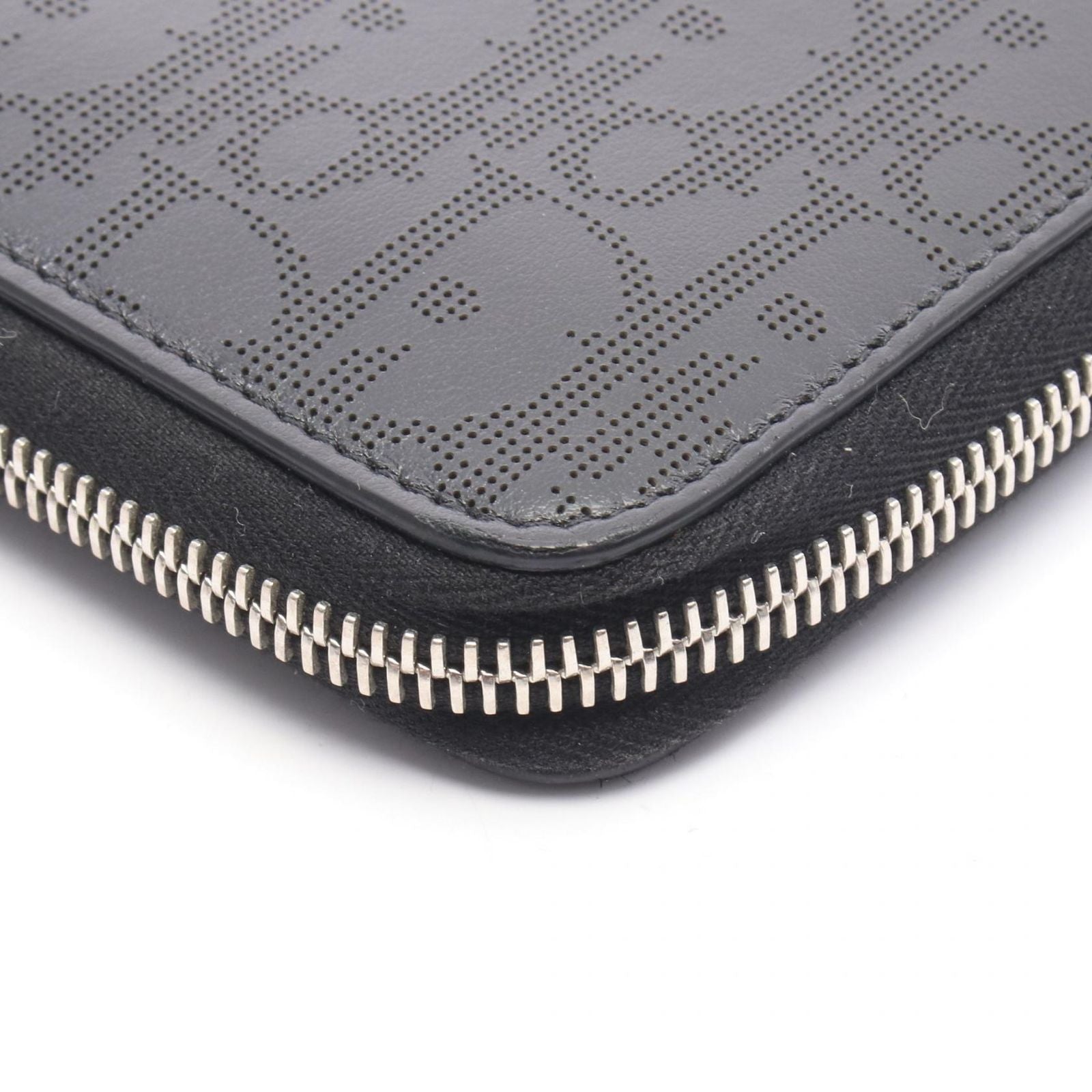 Dior Round Wallet Black Leather — view 5
