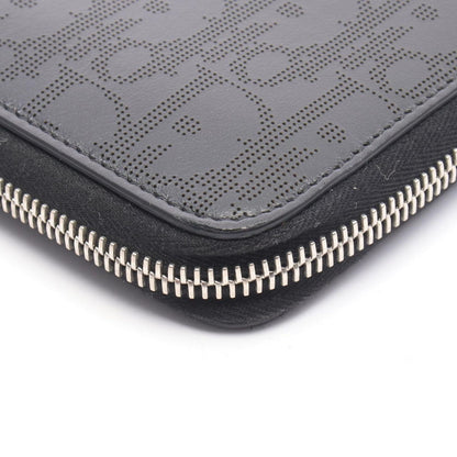 Dior Round Wallet Black Leather — view 5