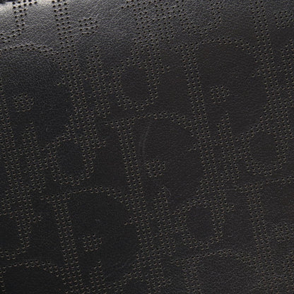 Dior Round Wallet Black Leather — view 6