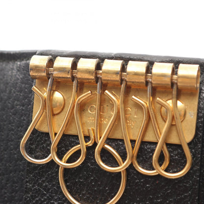 Gucci Key Case GG Marmont Black Leather Key Holder — view 5