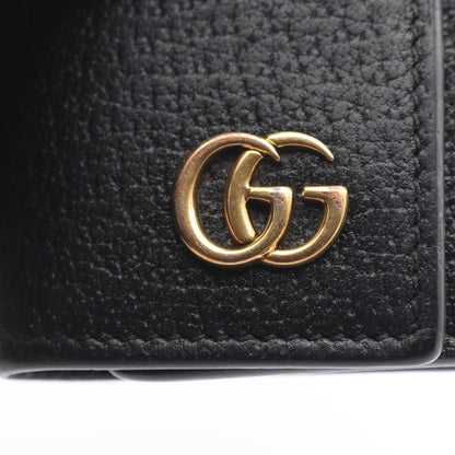 Gucci Key Case GG Marmont Black Leather Key Holder — view 7