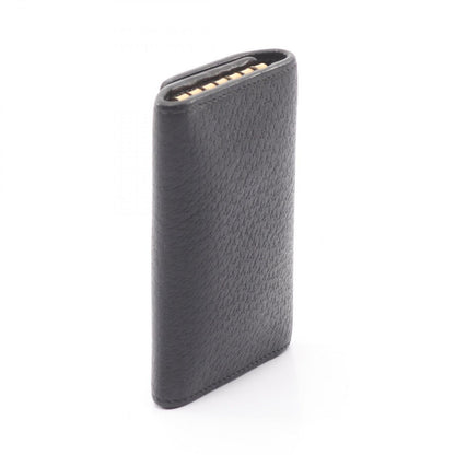 Gucci Key Case GG Marmont Black Leather Key Holder — view 2