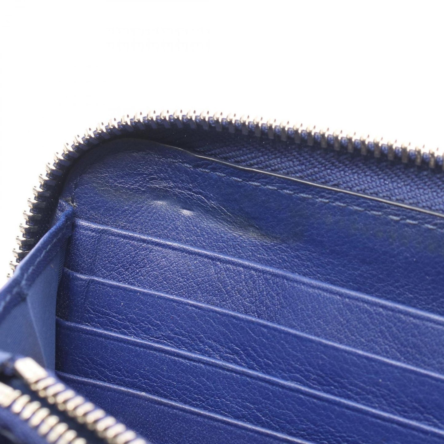 Dior Round Wallet Lady Navy Patent Leather Cannage Handbag — view 6