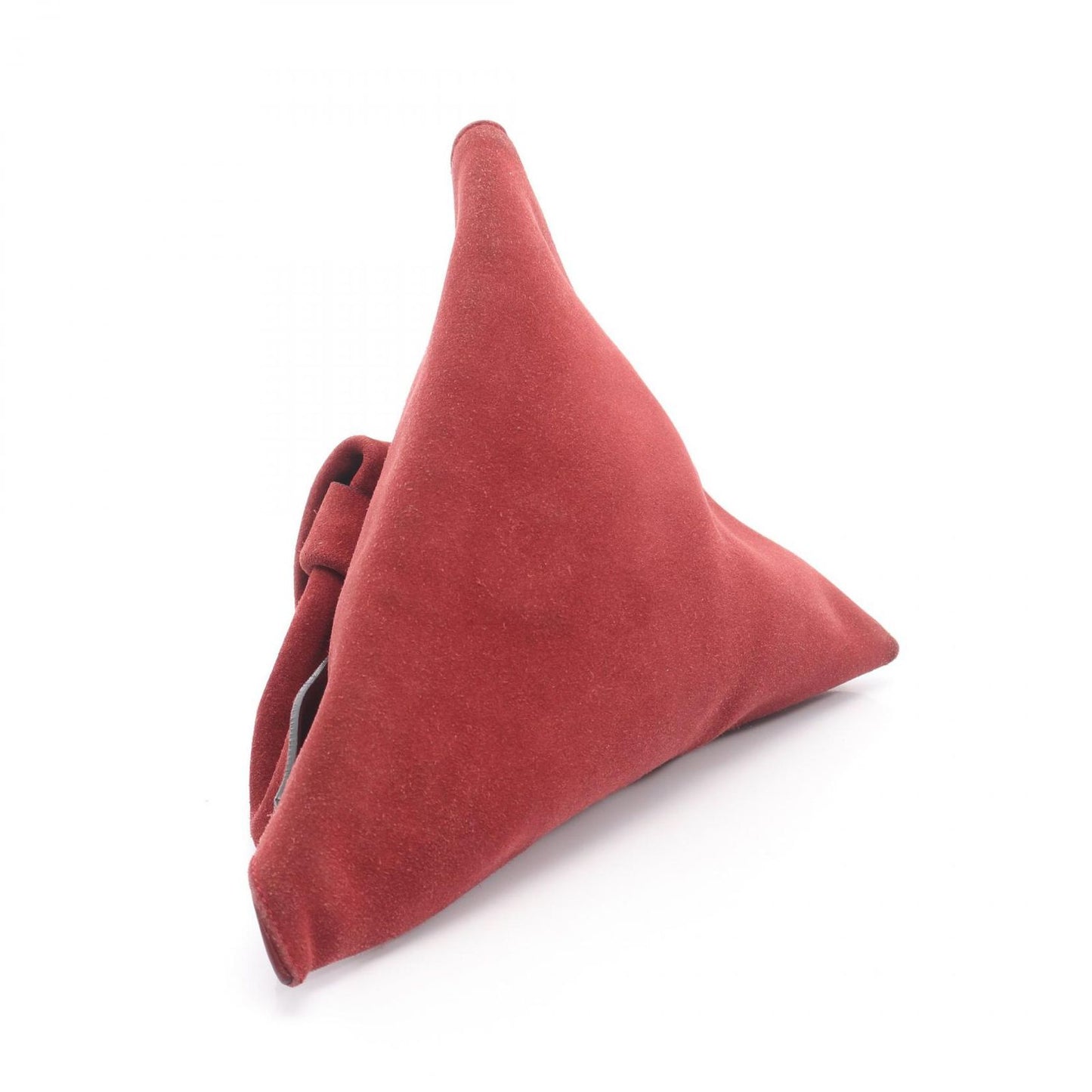 Loewe Clutch Anagram Red Brown Suede — view 2