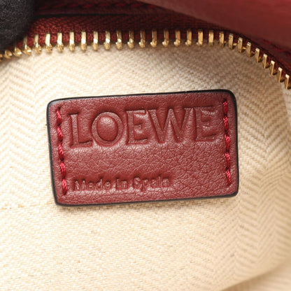 Loewe Clutch Anagram Red Brown Suede — view 4