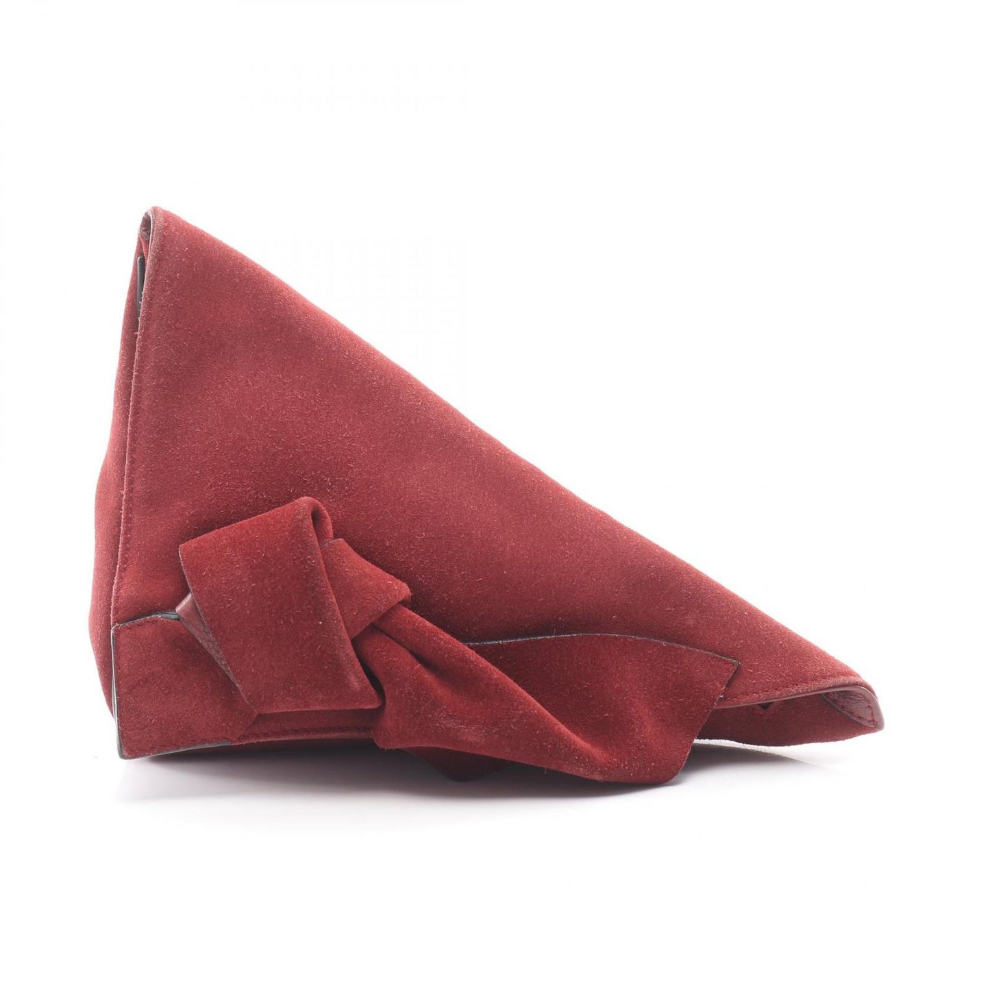 Loewe Clutch Anagram Red Brown Suede