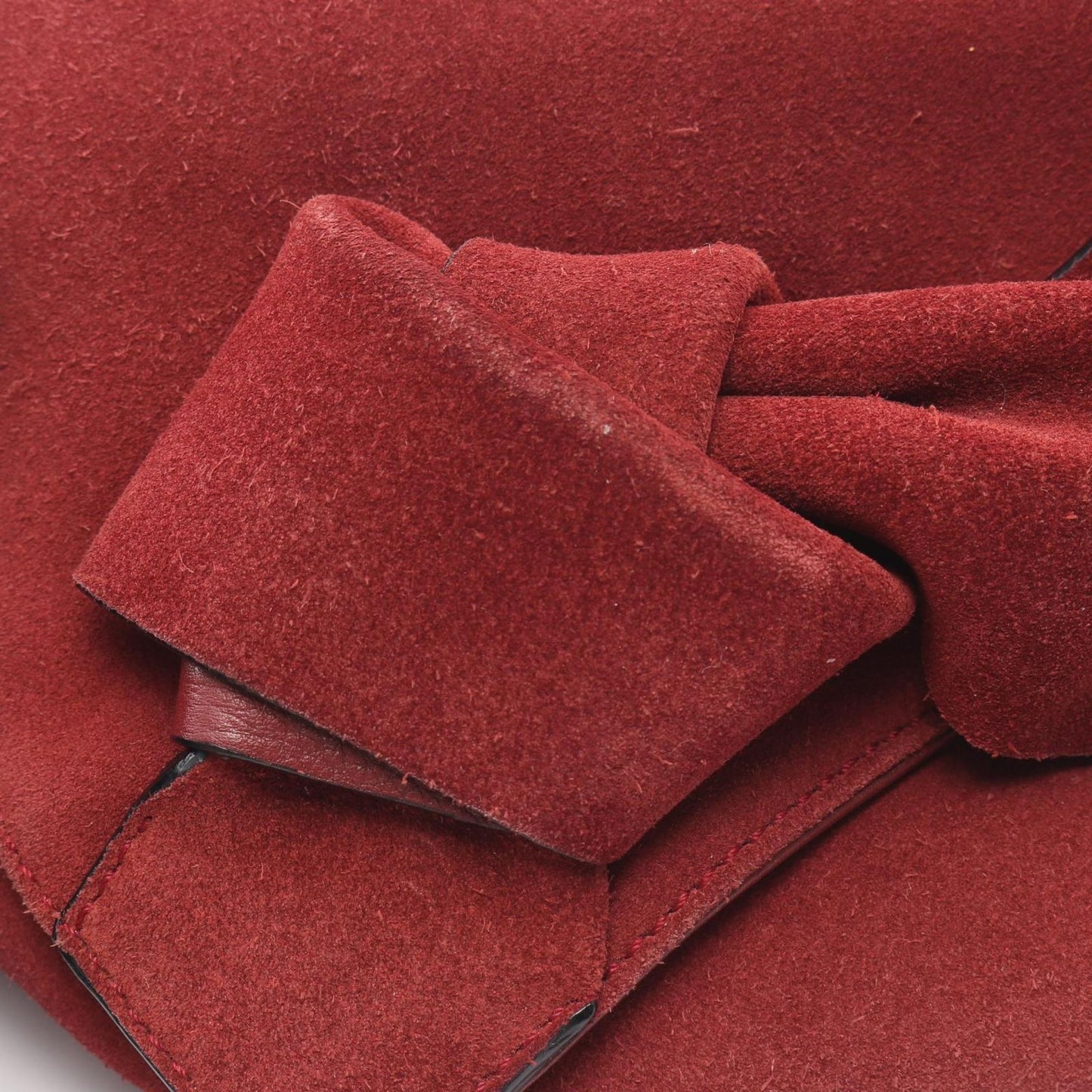 Loewe Clutch Anagram Red Brown Suede — view 9