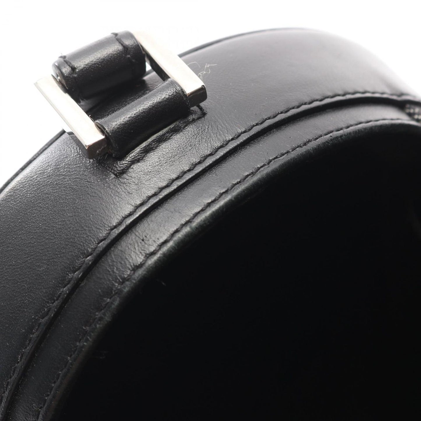 Bvlgari Handbag B-zero One Logo Mania Black Gray Canvas Leather Hand — view 6