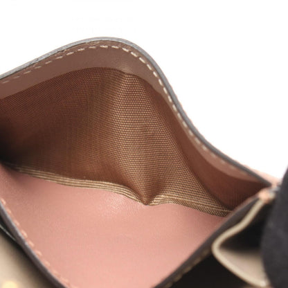 Fendi Card Case by the Way Pink Beige Leather by the Way — view 6