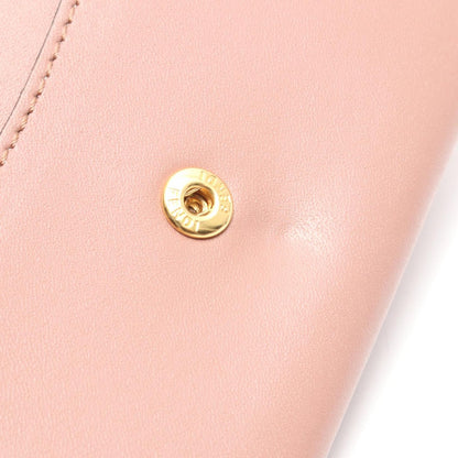 Fendi Card Case by the Way Pink Beige Leather by the Way — view 5