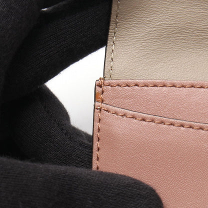 Fendi Card Case by the Way Pink Beige Leather by the Way — view 8