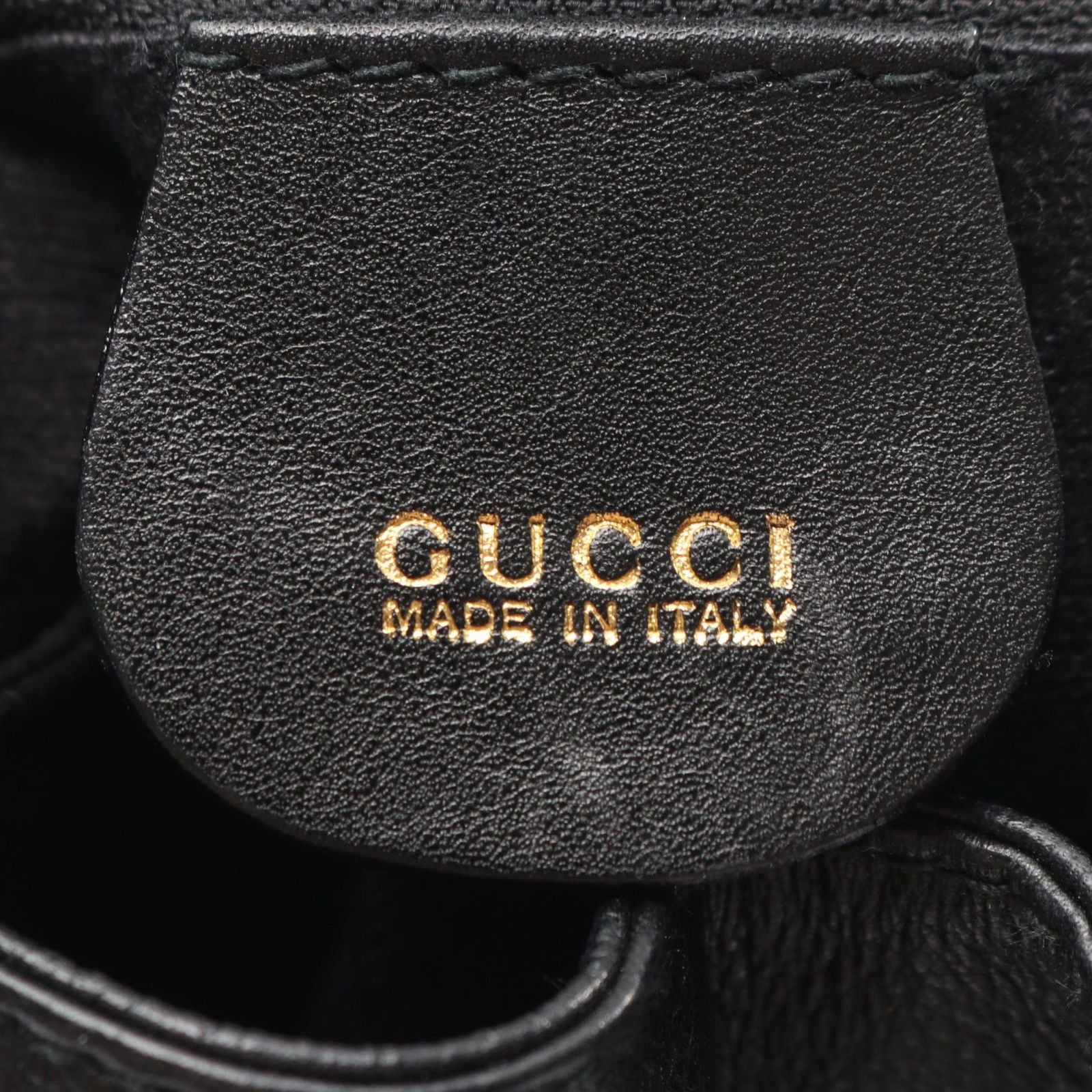 Gucci Backpack Bamboo 003 Black Leather — view 4
