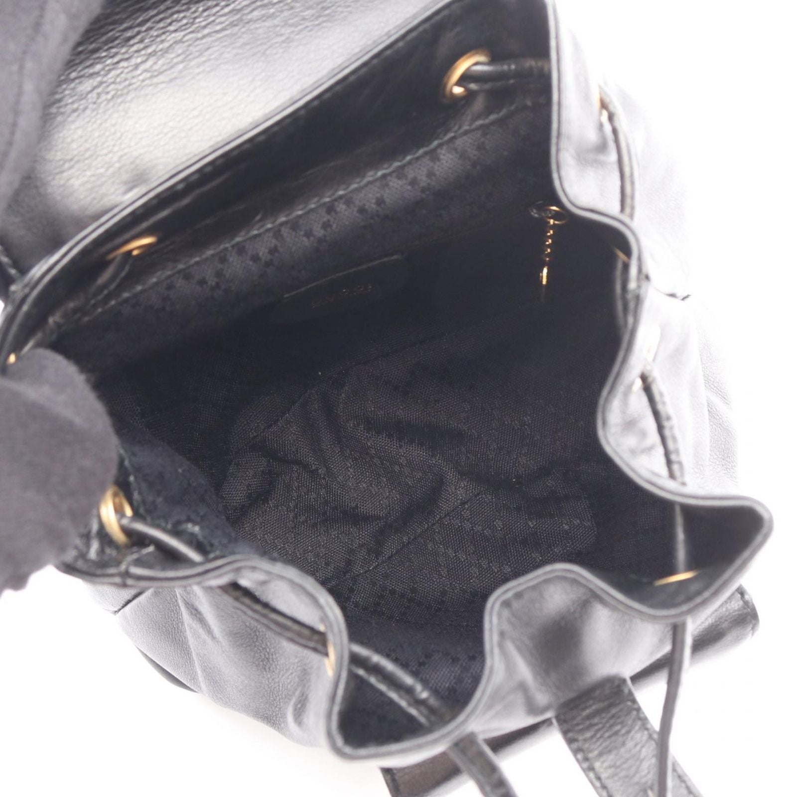 Gucci Backpack Bamboo 003 Black Leather — view 3