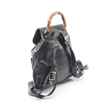 Gucci Backpack Bamboo 003 Black Leather — view 2