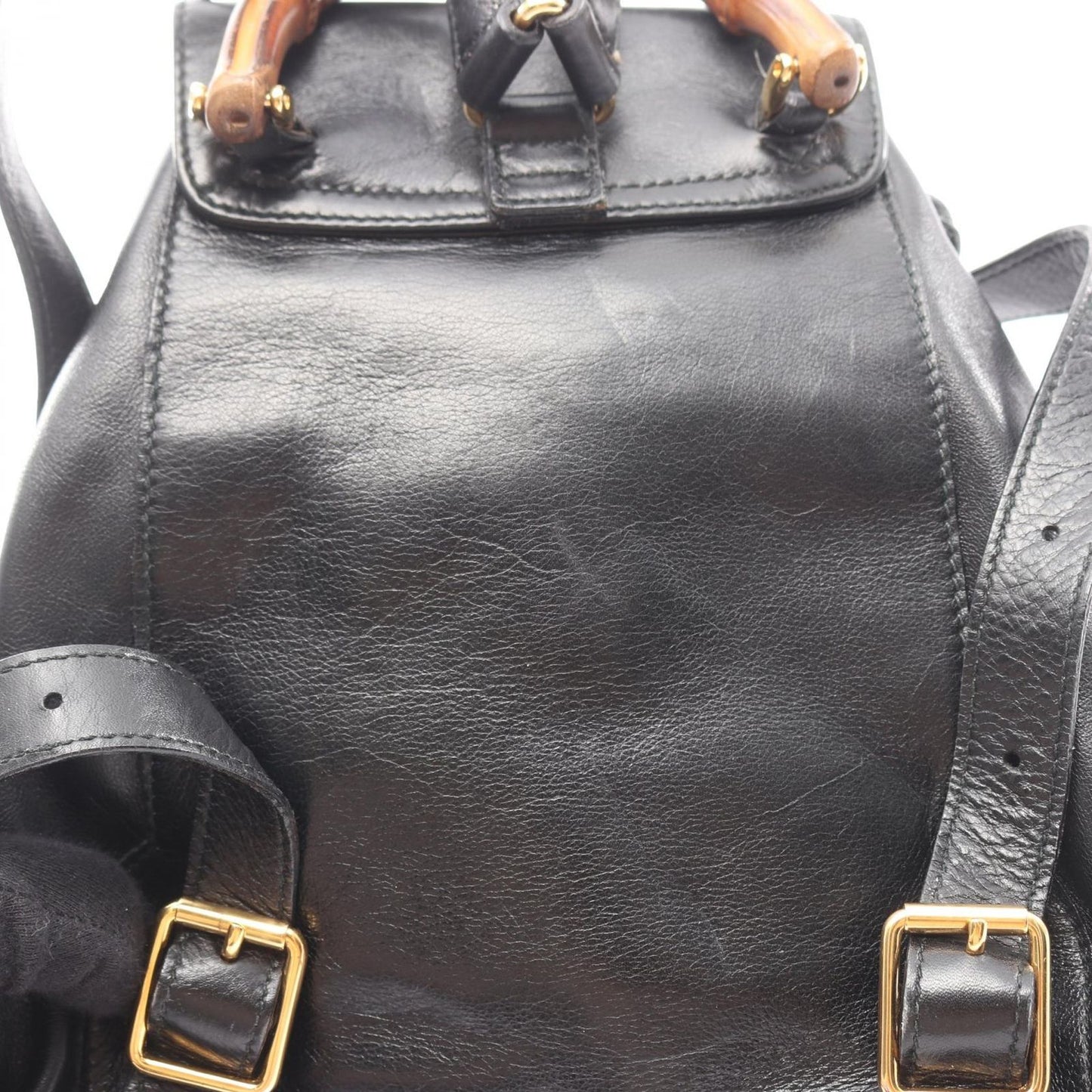 Gucci Backpack Bamboo 003 Black Leather — view 7