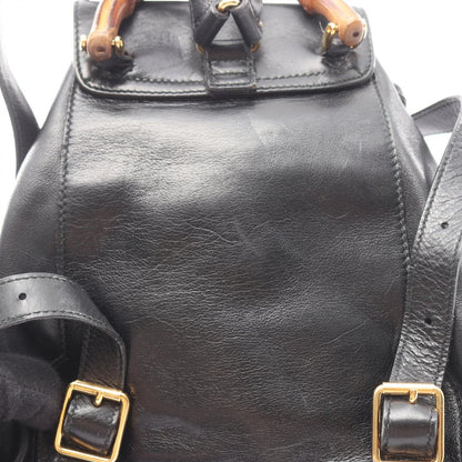 Gucci Backpack Bamboo 003 Black Leather — view 7