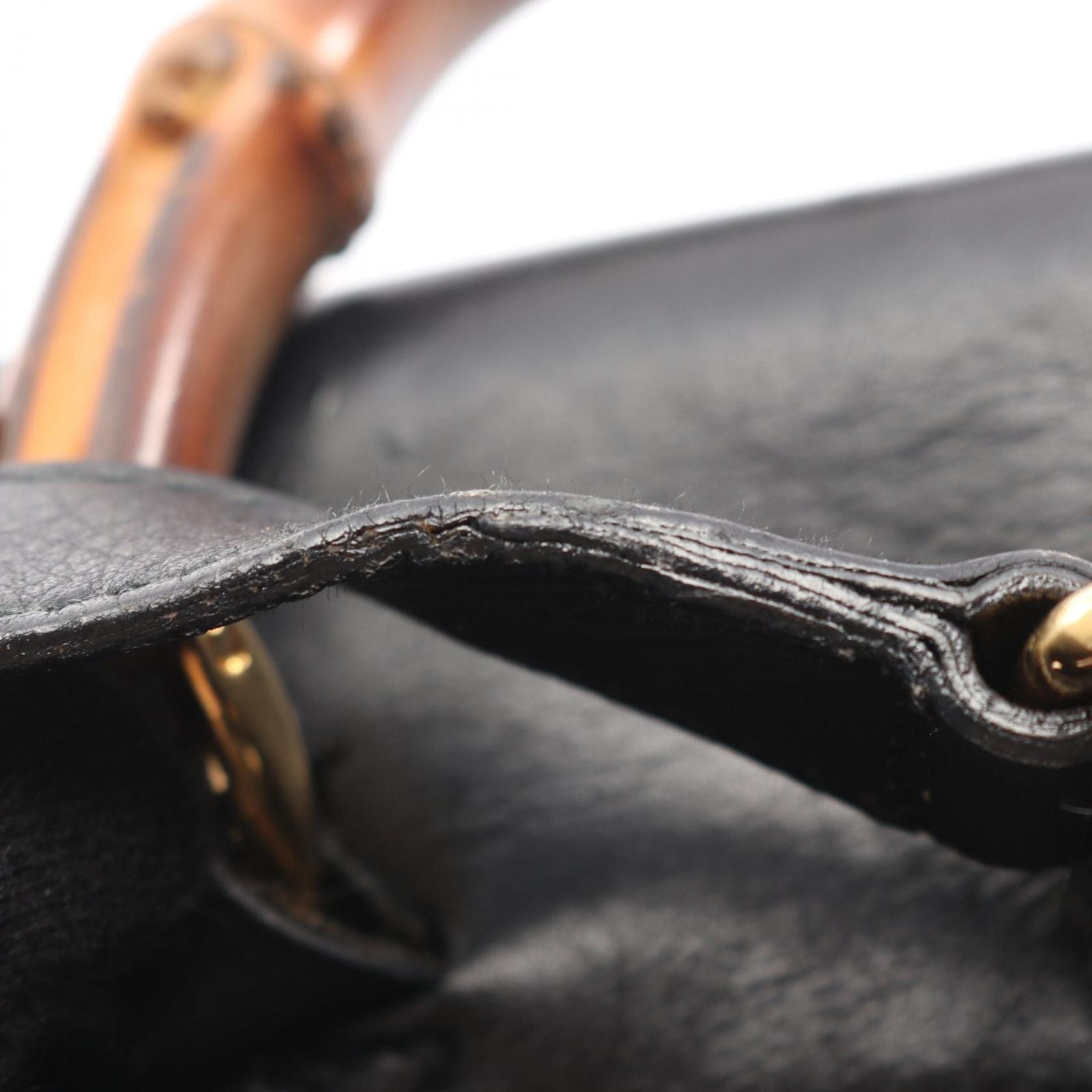 Gucci Backpack Bamboo 003 Black Leather — view 6