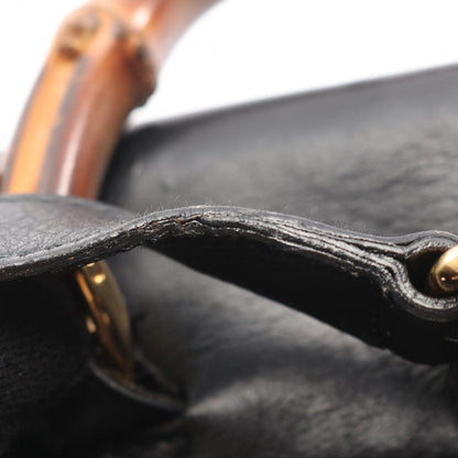 Gucci Backpack Bamboo 003 Black Leather — view 6