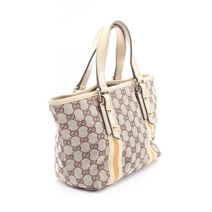 Gucci Tote GG Canvas Beige Ivory Yellow Handbag — view 2