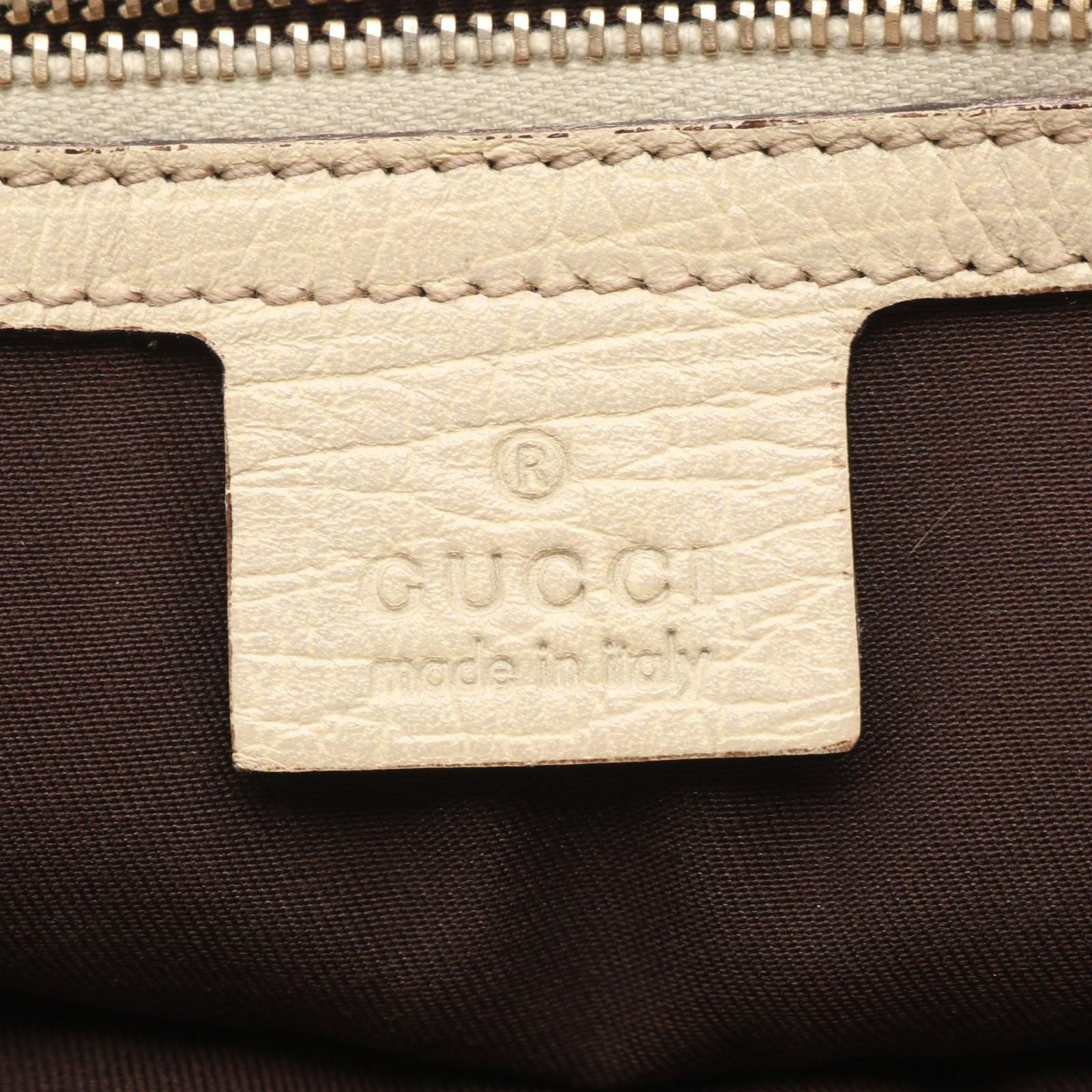Gucci Tote GG Canvas Beige Ivory Yellow Handbag — view 4