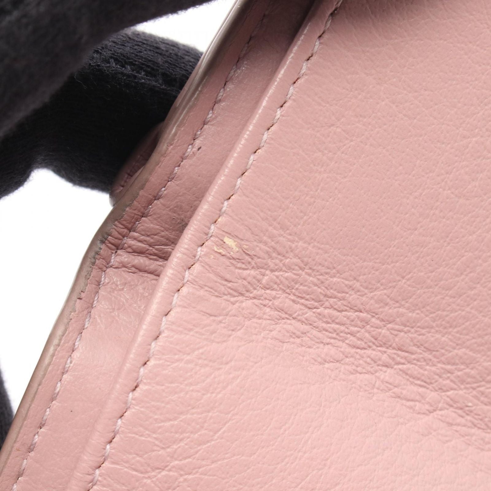 Balenciaga Trifold Wallet Paper Mini Dusty Pink Leather — view 9