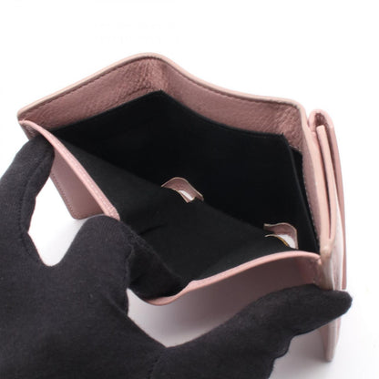 Balenciaga Trifold Wallet Paper Mini Dusty Pink Leather — view 6