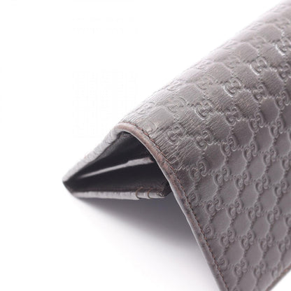 Gucci Bifold Wallet Micro Guccissima Dark Brown Leather Guccissima — view 8