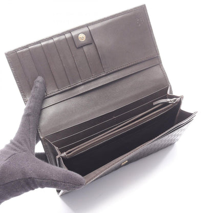 Gucci Bifold Wallet Micro Guccissima Dark Brown Leather Guccissima — view 3