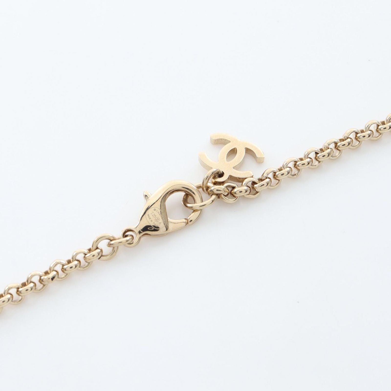 Chanel Necklace CC Logo Visual Long — view 4