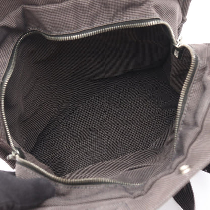 Hermes Backpack Her Line a Dos MM Dark Gray Canvas Her — view 3