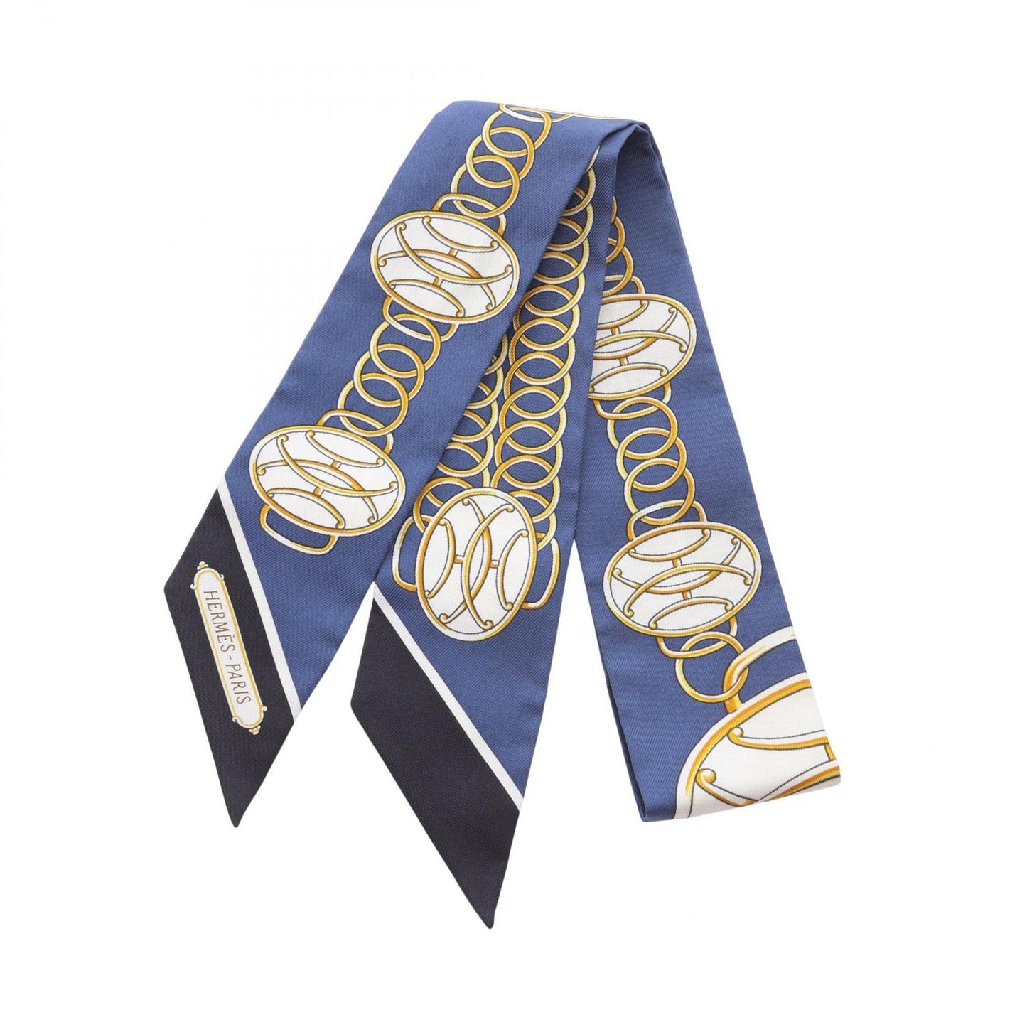 Hermes Scarf Lift Profile Navy Silk