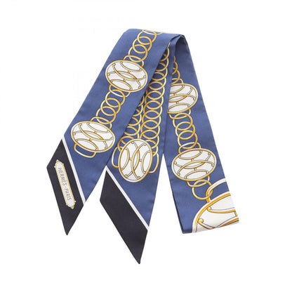 Hermes Scarf Lift Profile Navy Silk