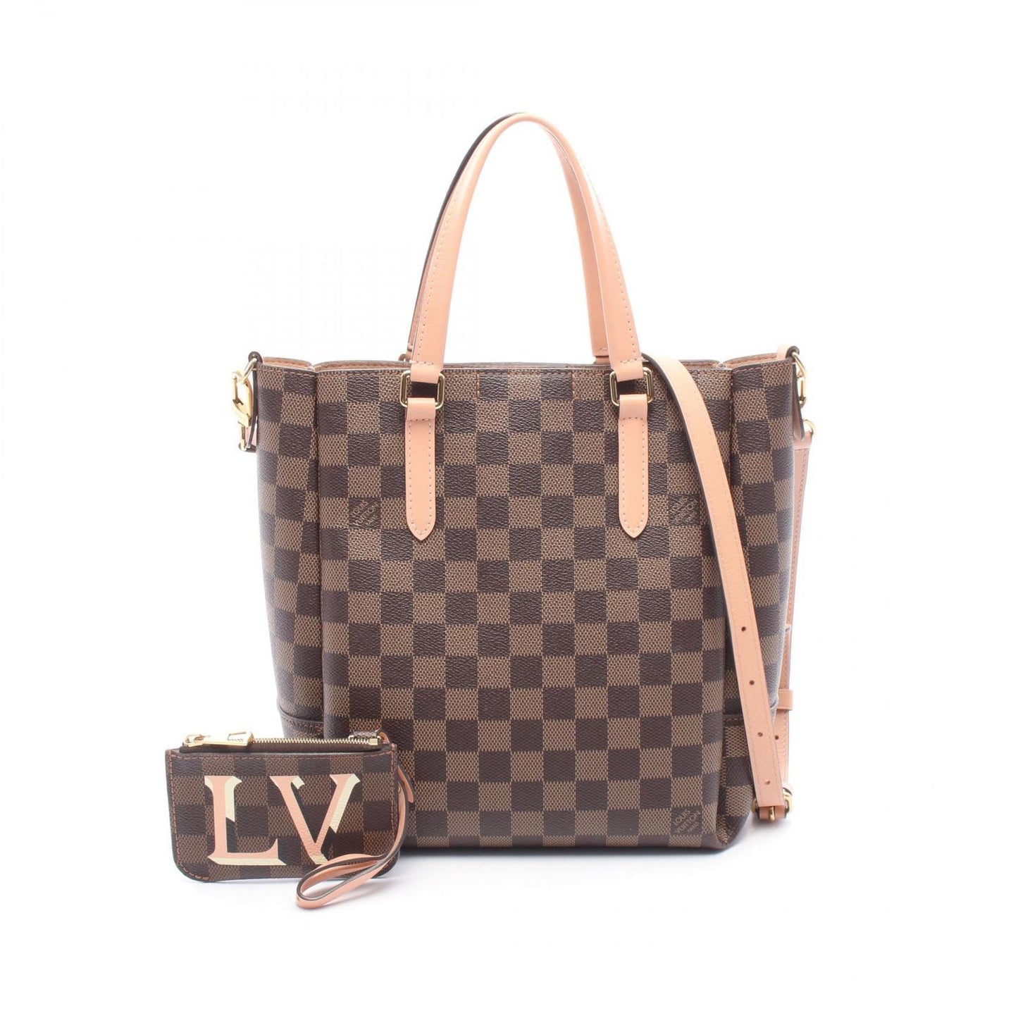 Louis Vuitton Tote Belmont NV BB Venus Canvas Leather