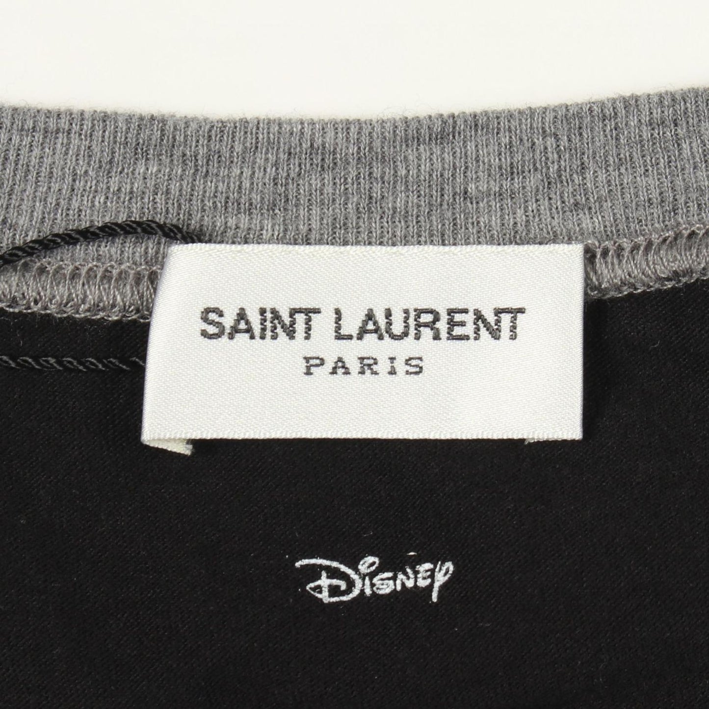 Saint Laurent Paris Long Sleeve T-Shirt Disney Mickey Mouse Cotton — view 3
