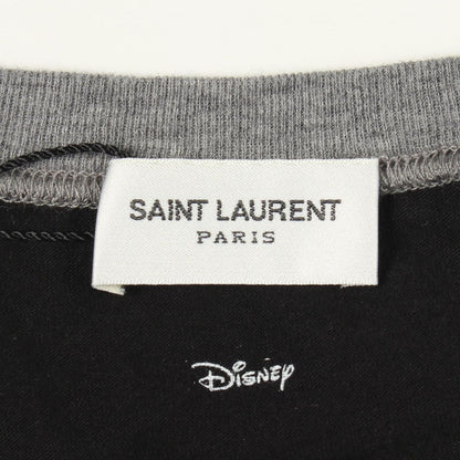 Saint Laurent Paris Long Sleeve T-Shirt Disney Mickey Mouse Cotton — view 3