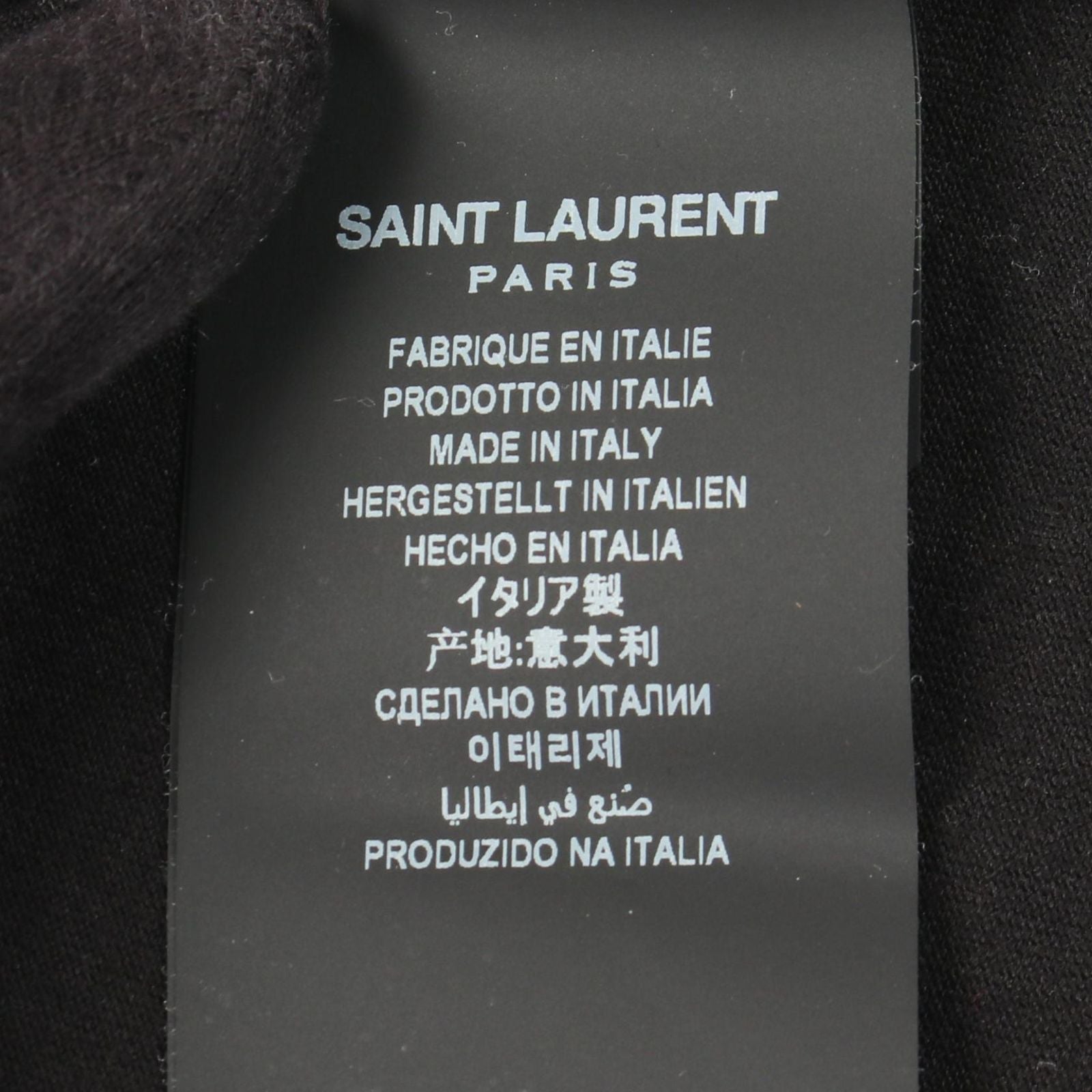 Saint Laurent Paris Long Sleeve T-Shirt Disney Mickey Mouse Cotton — view 4