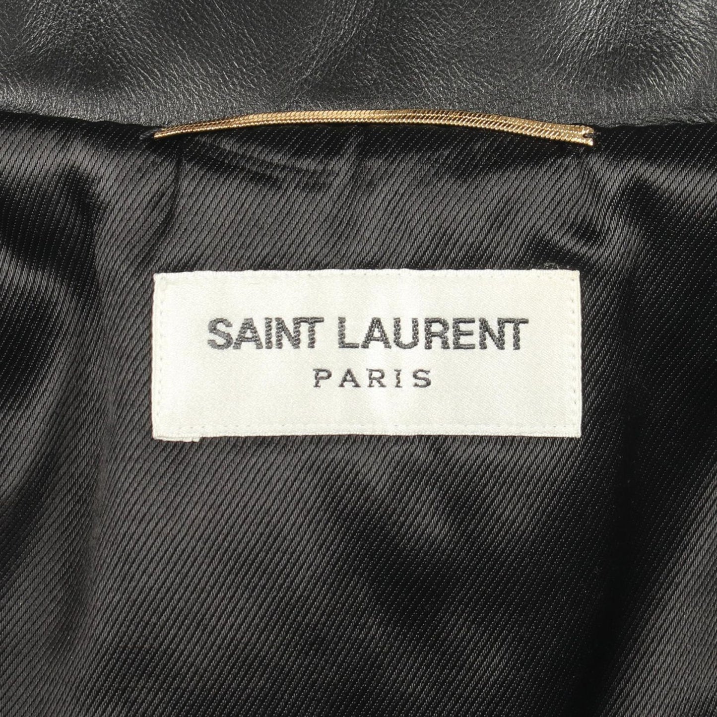 Saint Laurent Paris Rider's Jacket Double Leather — view 3