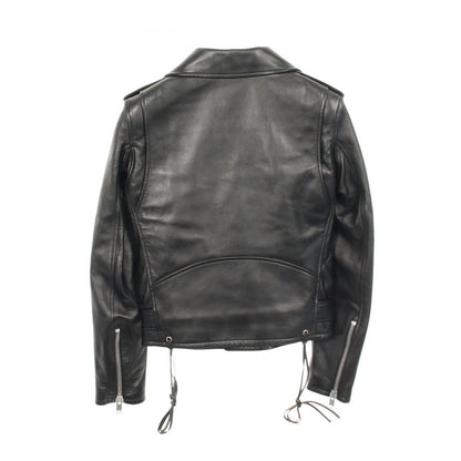Saint Laurent Paris Rider's Jacket Double Leather — view 2