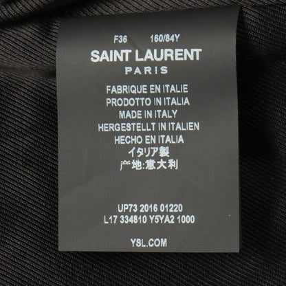 Saint Laurent Paris Rider's Jacket Double Leather — view 6