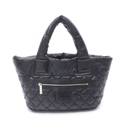 Chanel Tote Coco Cocoon Small Reversible Black Nylon Leather Small