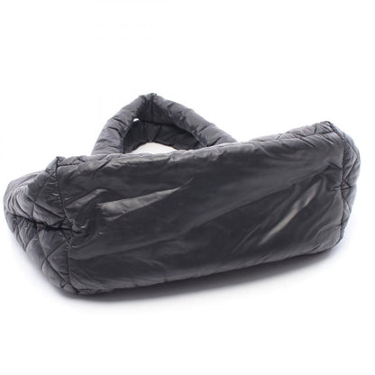 Chanel Tote Coco Cocoon Small Reversible Black Nylon Leather Small — view 9