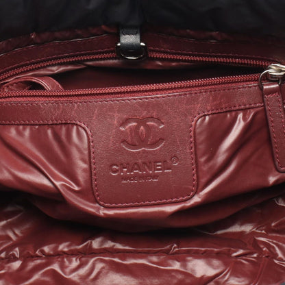 Chanel Tote Coco Cocoon Small Reversible Black Nylon Leather Small — view 4